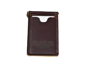 Leather Money Clip / Cardholder