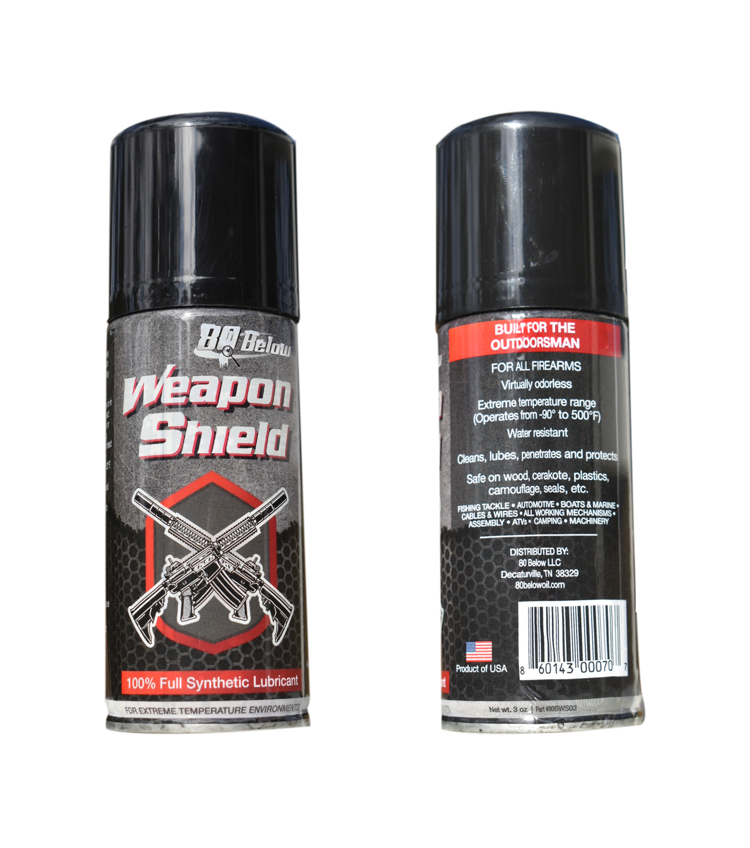 Weapon Shield by 80 Below 3 oz. Aerosol Can | Extreme Temperature Sporting Oil Synthetic